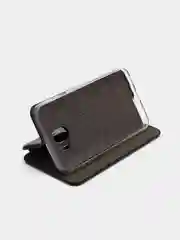 Синий чехол-книжка для Samsung Galaxy J 4, Самсунг J 4, экокожа