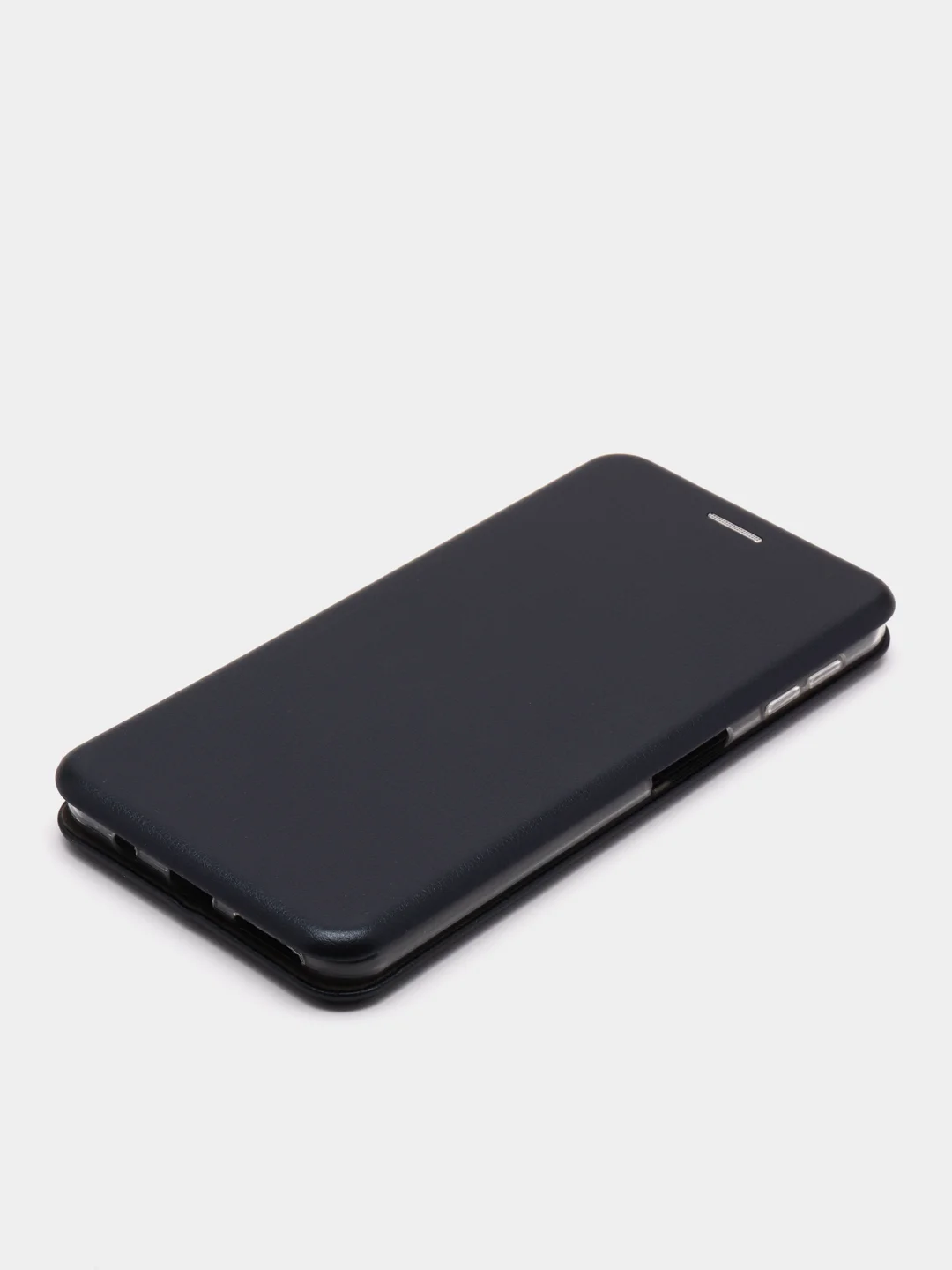 Темно-синий чехол-книжка для Samsung Galaxy A 7 (2018), A7(2018), экокожа (Самсунг А7(2018), А7 2018