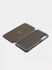 Темно-синий чехол-книжка для Samsung Galaxy A 7 (2018), A7(2018), экокожа (Самсунг А7(2018), А7 2018