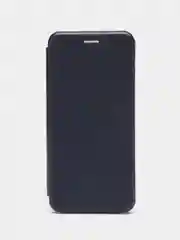 Темно-синий чехол-книжка для Samsung Galaxy A 7 (2018), A7(2018), экокожа (Самсунг А7(2018), А7 2018