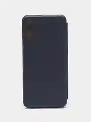 Темно-синий чехол-книжка для Samsung Galaxy A 7 (2018), A7(2018), экокожа (Самсунг А7(2018), А7 2018