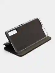 Темно-синий чехол-книжка для Samsung Galaxy A 7 (2018), A7(2018), экокожа (Самсунг А7(2018), А7 2018