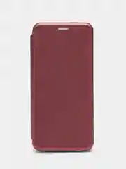 Бордовый чехол-книжка для Samsung Galaxy A 22 s, Samsung Galaxy A22s экокожа, Самсунг А 22 c