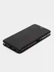 Черный чехол-книжка для Samsung Galaxy A 22 s, Samsung Galaxy A22s экокожа, Самсунг А 22 c