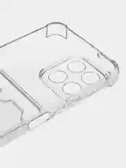 Прозрачный противоударный чехол BROSCORP для Honor X6 и X8 5G силиконовый с карманом для карт