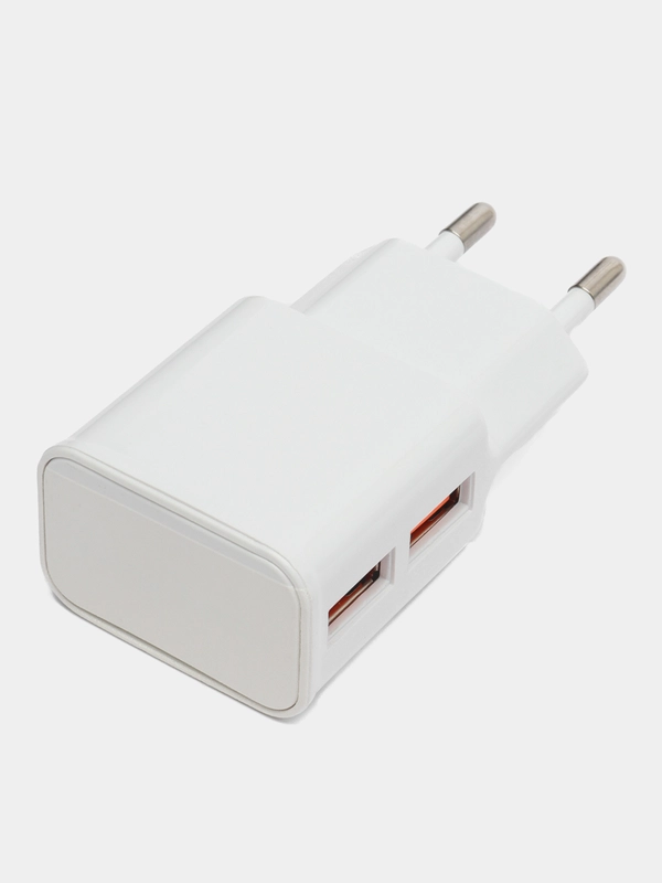 Зарядное устройство сетевое (220В) Red Line Nt-2a, 2 порта Usb, выходной ток 2,1 А, 453423