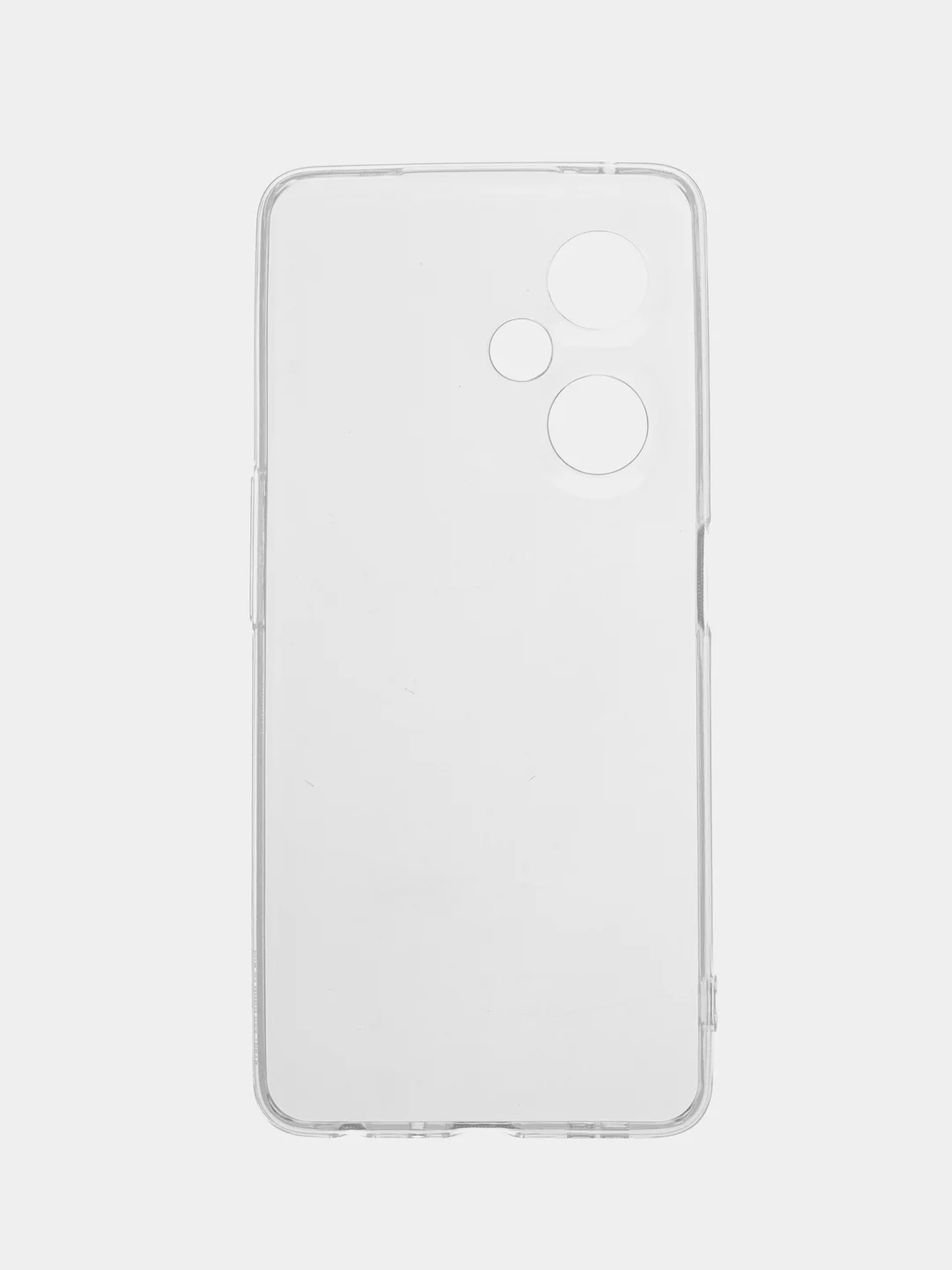 Прозрачный силиконовый чехол BROSCORP для OnePlus Nord CE 3 Lite, с защитой камер и от прилипания