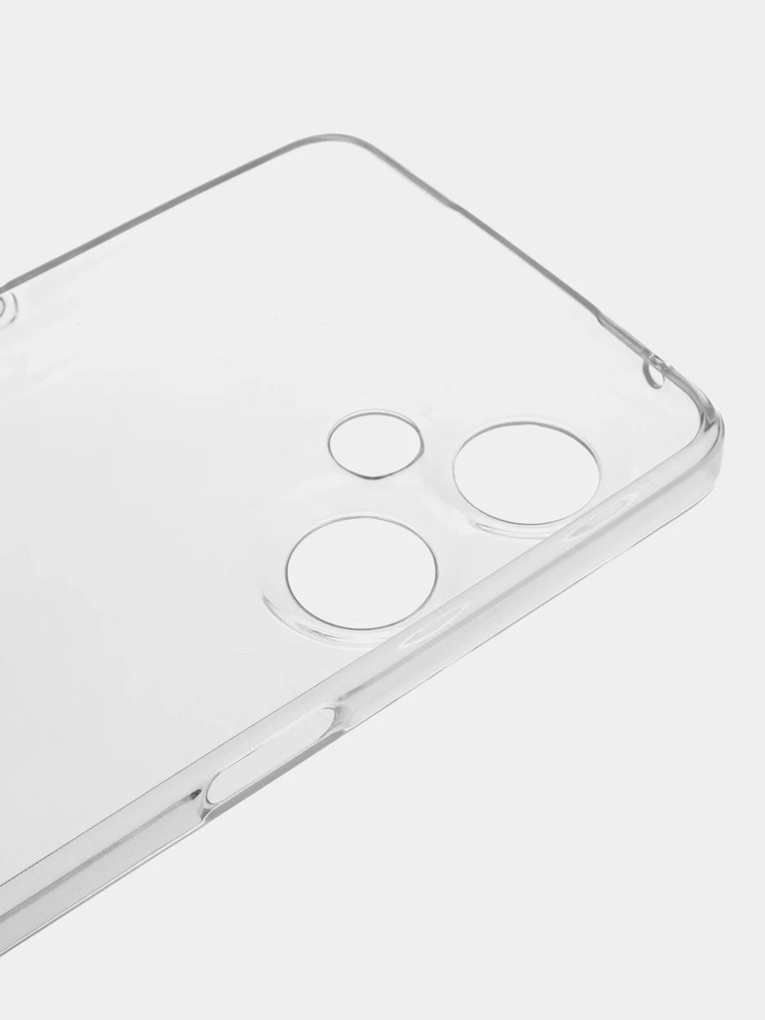 Прозрачный силиконовый чехол BROSCORP для OnePlus Nord CE 3 Lite, с защитой камер и от прилипания