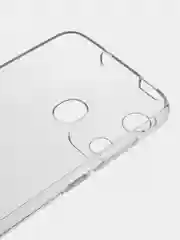 Прозрачный силиконовый чехол BROSCORP для Itel A27 с защитой камер и от прилипания, прозрачный