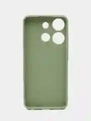 Зеленый чехол BROSCORP для Infinix Smart 7 матовый силиконовый тонкий, бортик вокруг камер