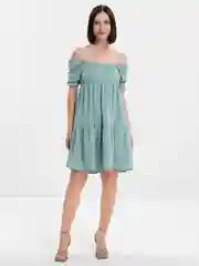 Мятный платье женское летнее, повседневное, 3 цвета