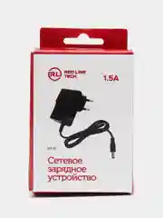 Блок питания Red Line Nt-15, выходное напряжение 6 В, ток 1,5 А, черный, 513526
