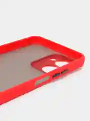 Красный чехол для Realme C33, пластиковый, цветные кнопки, Реалми С33