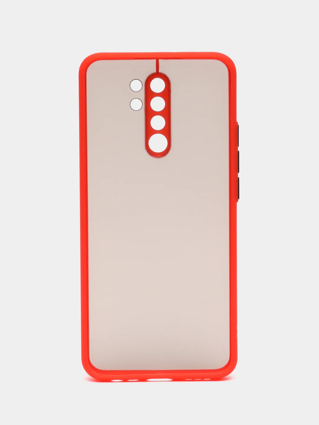 Красный чехол для Xiaomi Redmi 9, силиконовый, матовый, цветные кнопки, Редми 9