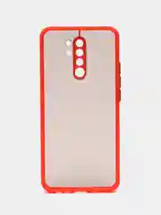 Красный чехол для Xiaomi Redmi 9, силиконовый, матовый, цветные кнопки, Редми 9