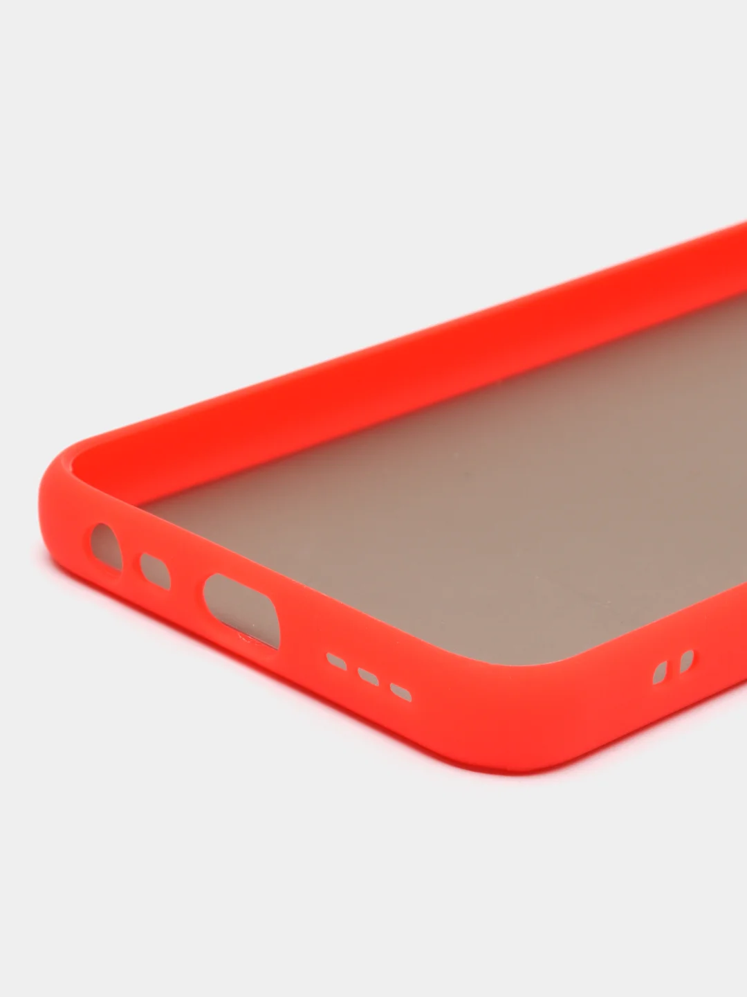 Красный чехол для Xiaomi Redmi 9, силиконовый, матовый, цветные кнопки, Редми 9