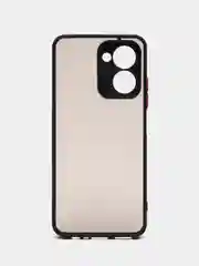 Красный чехол для Realme C33, пластиковый, цветные кнопки, Реалми С33