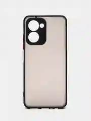 Красный чехол для Realme C33, пластиковый, цветные кнопки, Реалми С33