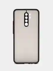 Черный чехол для Xiaomi Redmi 9, силиконовый, матовый, цветные кнопки, Редми 9