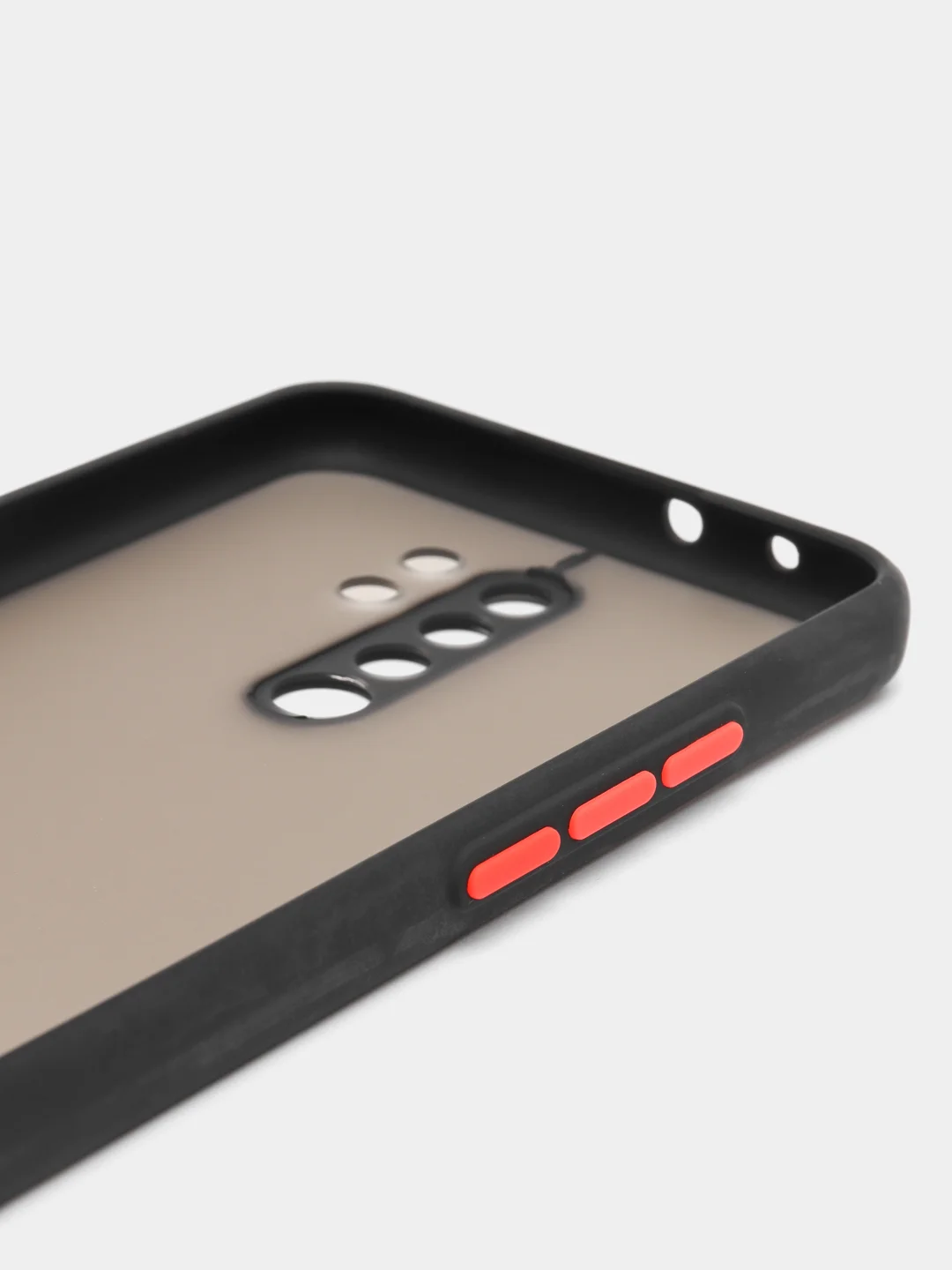 Черный чехол для Xiaomi Redmi 9, силиконовый, матовый, цветные кнопки, Редми 9