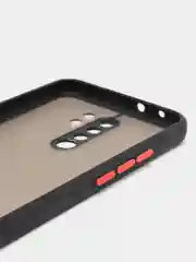 Черный чехол для Xiaomi Redmi 9, силиконовый, матовый, цветные кнопки, Редми 9