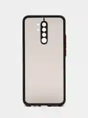 Черный чехол для Xiaomi Redmi 9, силиконовый, матовый, цветные кнопки, Редми 9