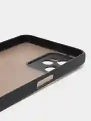 Черный чехол на Realme C35, Реалми С35, матовый, цветные кнопки