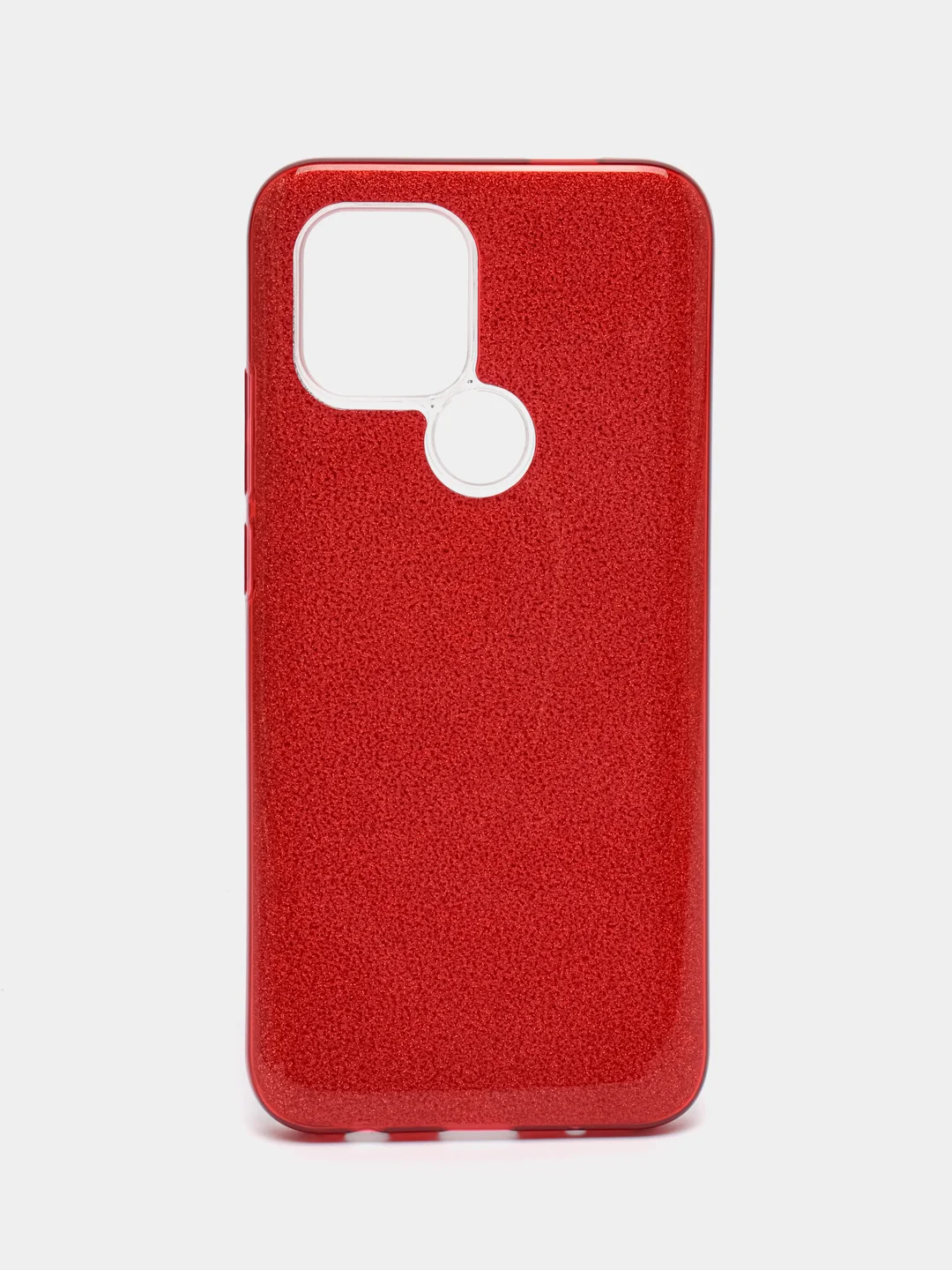 Красный чехол блестящий Xiaomi Redmi A1 Plus, Redmi A2 Plus, накладка c блёстками, Редми А1+ / А2+