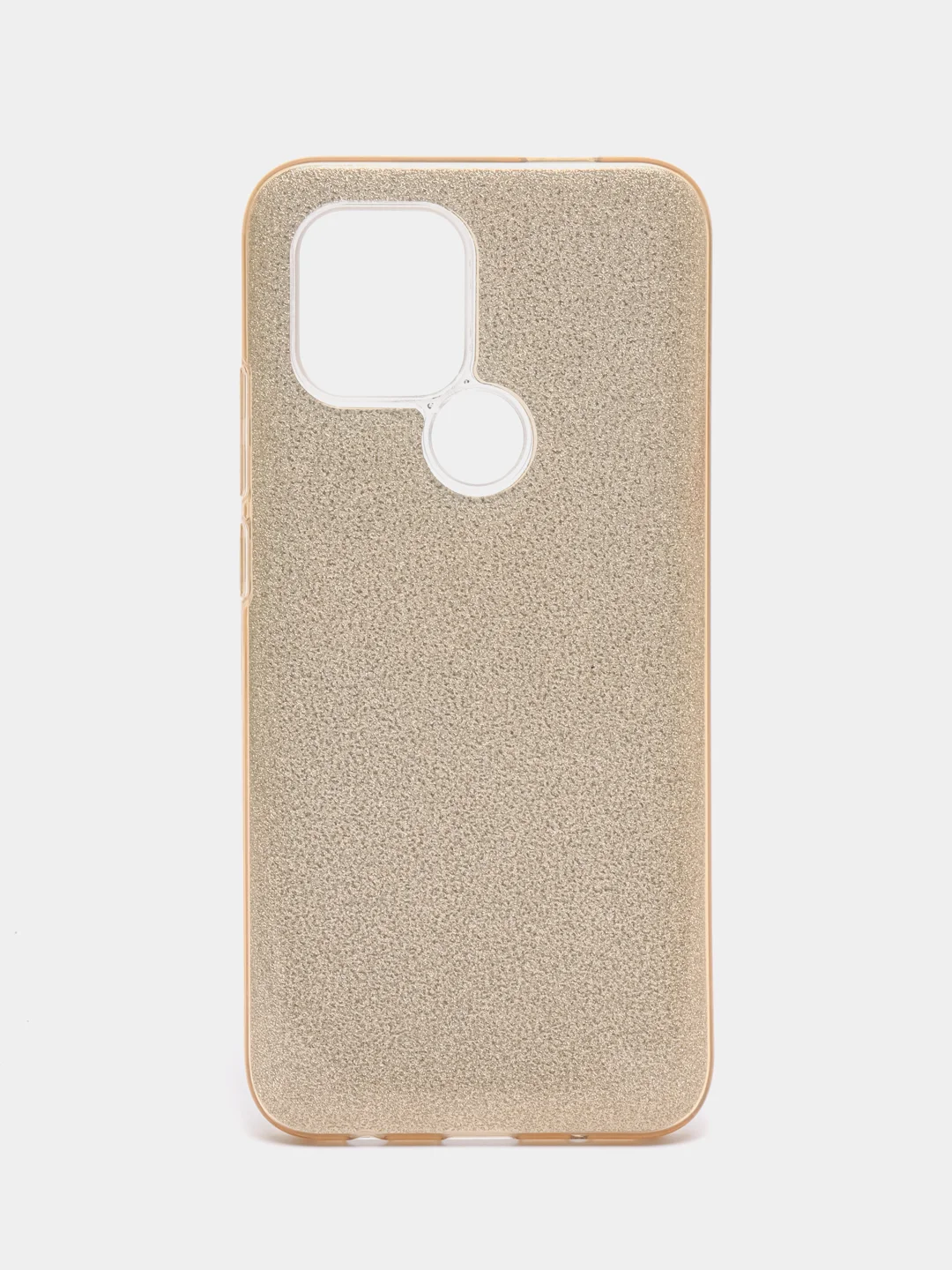 Золотой чехол блестящий Xiaomi Redmi A1 Plus, Redmi A2 Plus, накладка c блёстками, Редми А1+ / А2+