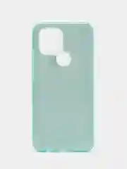 Бирюзовый чехол блестящий Xiaomi Redmi A1 Plus, Redmi A2 Plus, накладка c блёстками, Редми А1+ / А2+