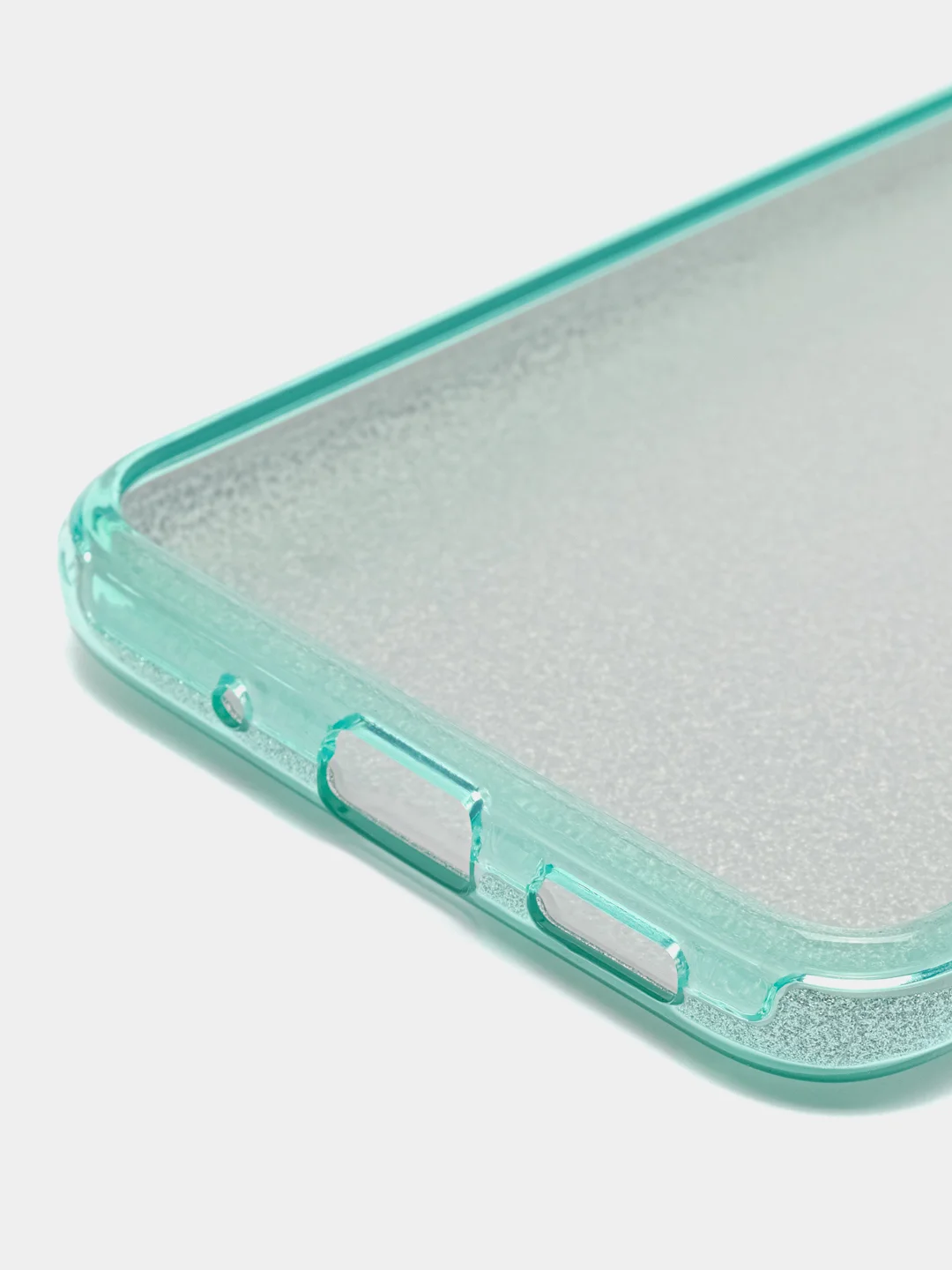 Бирюзовый чехол блестящий Xiaomi Redmi 12C накладка c блёстками Редми 12С