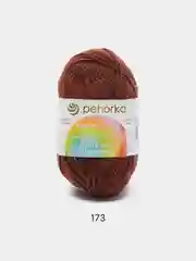 Коричневый пряжа Пехорка "Детская Новинка", 100% акрил, 50 г, 200 м