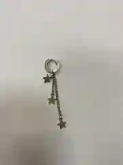 Серый металлик серьга унисекс