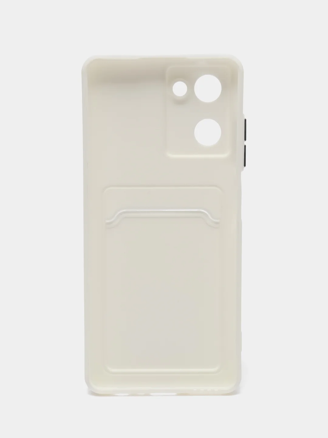 Белый силиконовый чехол для Realme 10 4G, c отсеком для карт