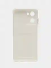 Белый силиконовый чехол для Realme 10 4G, c отсеком для карт
