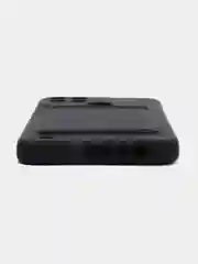 Черный силиконовый чехол для Realme C21Y, C25Y, Narzo 50 Pro, c отсеком для карт