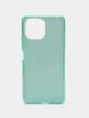 Бирюзовый чехол блестящий Xiaomi Mi 11 Lite накладка c блёстками Mi11 Lite