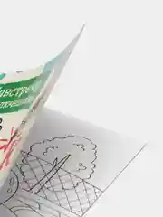 Голубой раскраска с фломастерами детская А4 8 листов. Проф-Пресс