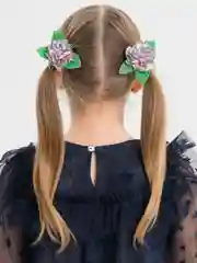 Сиреневый резинки-бантики / садик / утренник / школа