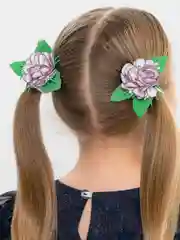 Сиреневый резинки-бантики / садик / утренник / школа