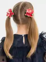 Бордовый резинки-бантики / садик / утренник / школа