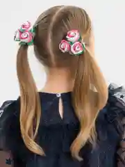 Розовый резинки-бантики / садик / утренник / школа