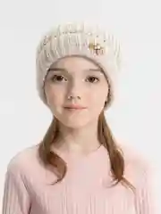 Кремовый шапка / шапка демисезонная