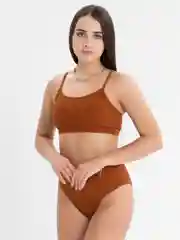 Медный купальник женский раздельный