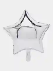 Серебряный шар фольгир. 18", 48 см, "Звезда", 200764823
