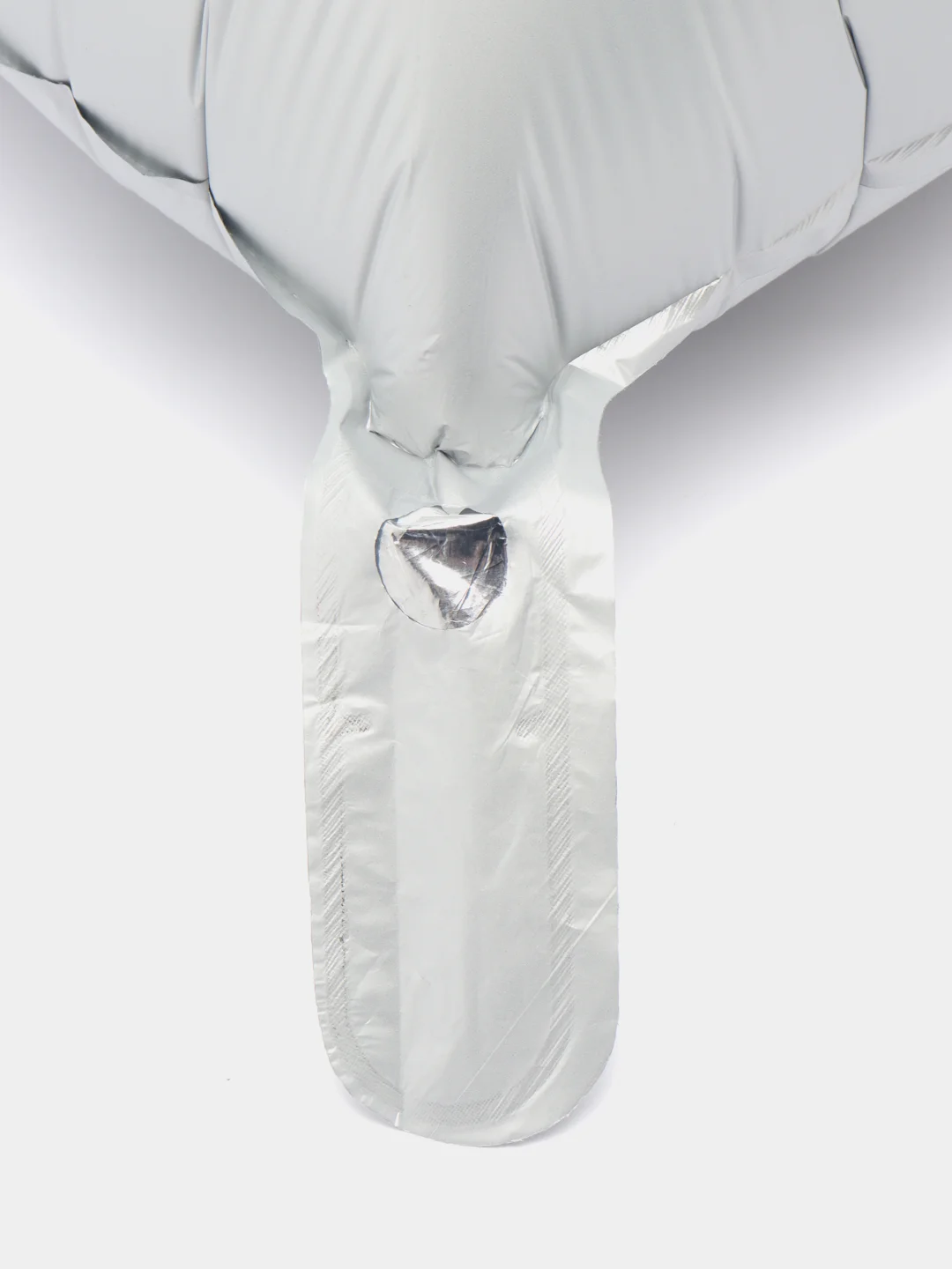 Белый шар фольгиров. 17", 46 см, "Сердце", 200765036