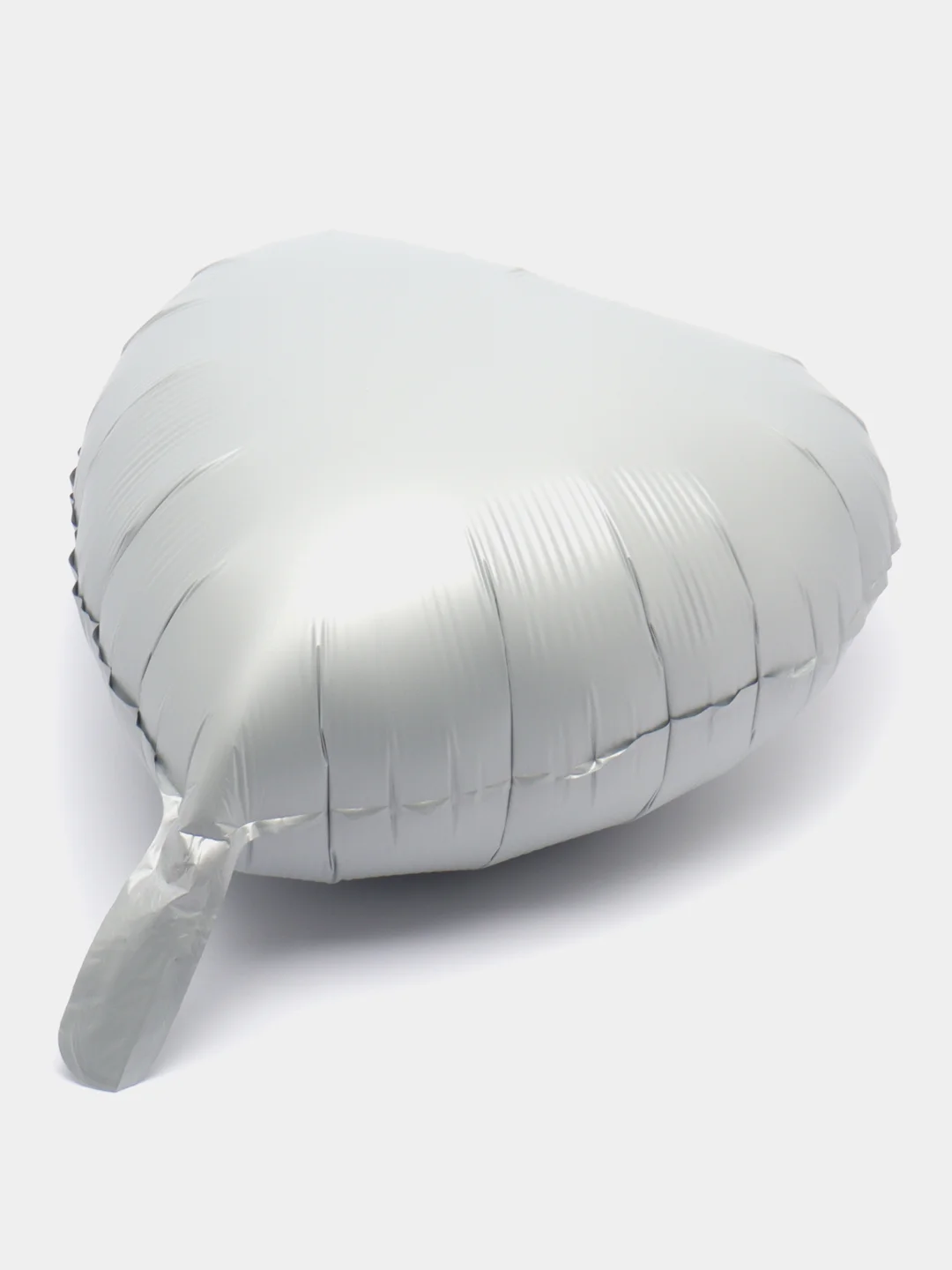 Белый шар фольгиров. 17", 46 см, "Сердце", 200765036