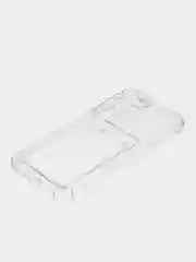 Прозрачный противоударный чехол BROSCORP для Samsung Galaxy S22, силиконовый, с карманом для карт