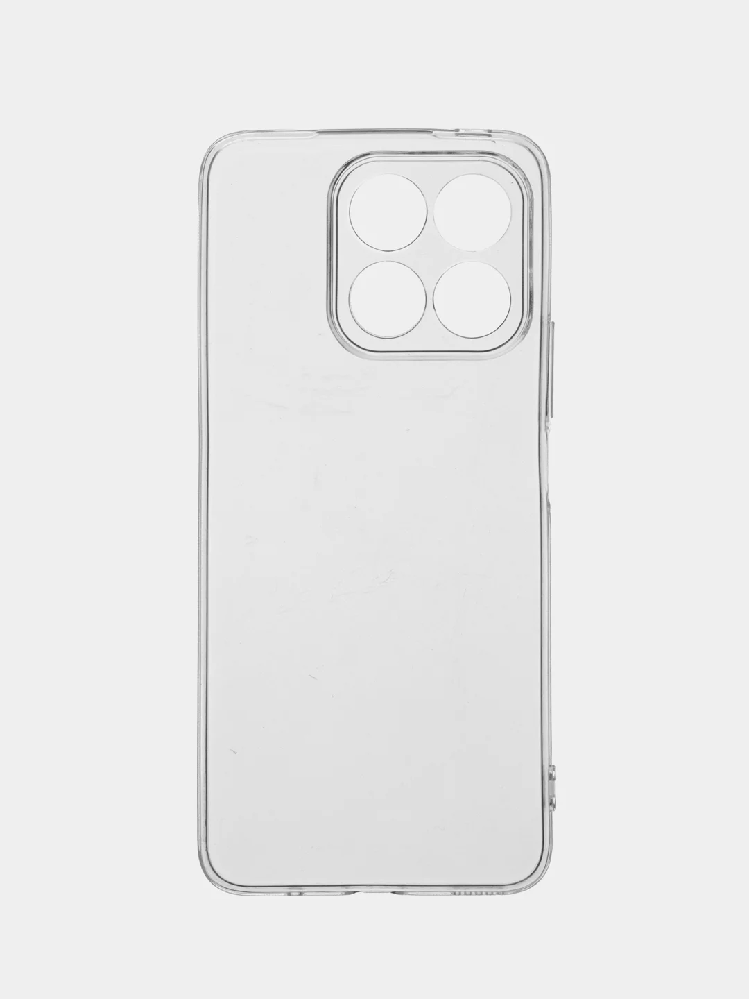 Прозрачный силиконовый чехол BROSCORP для Honor X8a, с защитой камер и от прилипания, прозрачный