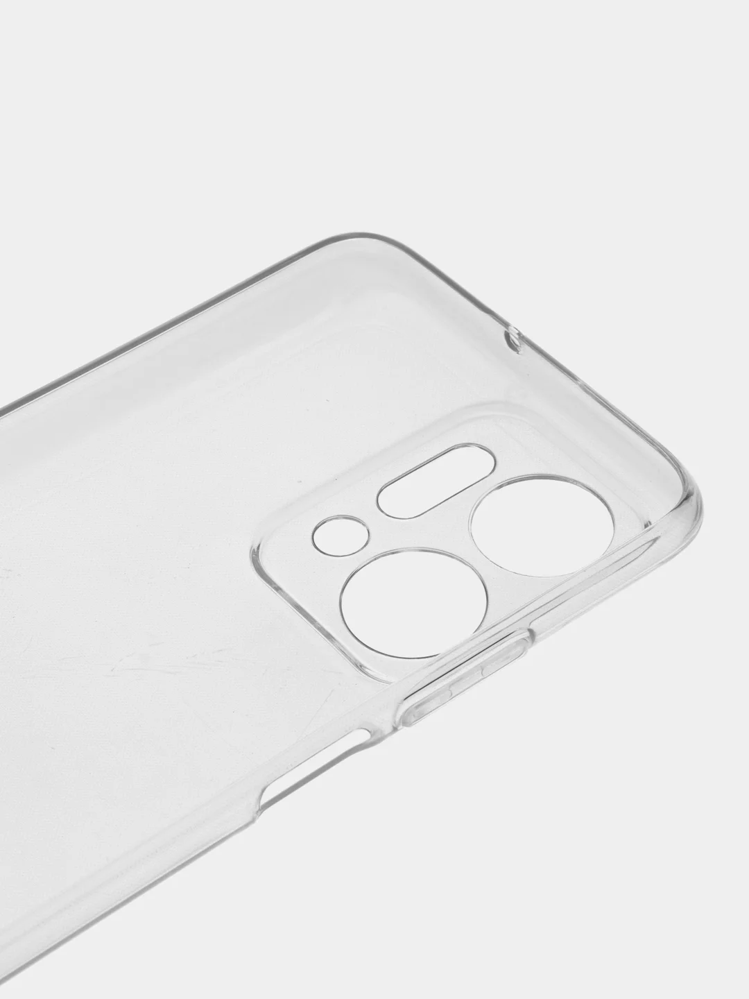 Прозрачный силиконовый чехол BROSCORP для Honor X7a с защитой камер и от прилипания